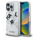 Karl Lagerfeld IML Sketched Graphic Case for iPhone 16 Pro Max - Clear