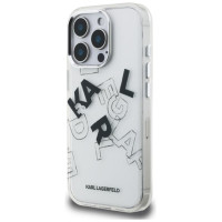 Karl Lagerfeld IML Sketched Graphic Case for iPhone 16 Pro Max - Clear