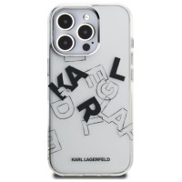 Karl Lagerfeld IML Sketched Graphic Case for iPhone 16 Pro Max - Clear