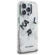 Karl Lagerfeld IML Sketched Graphic Case for iPhone 16 Pro Max - Clear
