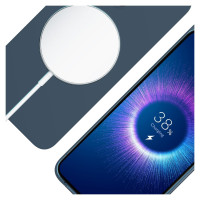 3Mk Protection 3mk Hardy MagSilicone Case for Apple iPhone 15 Pro - Navy Blue