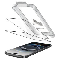 Tech-Protect Quick Set+ 2-pack tempered glass for iPhone 17 Air - black
