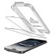 Tech-Protect Quick Set+ 2-pack tempered glass for iPhone 17 Air - black