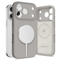 Tech-Protect Silicone MagSafe Case for iPhone 17 Pro - Gray