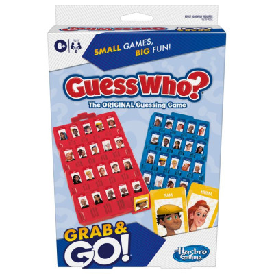 Hasbro Gaming Ceļojumu spēle Guess Who Grab&Go