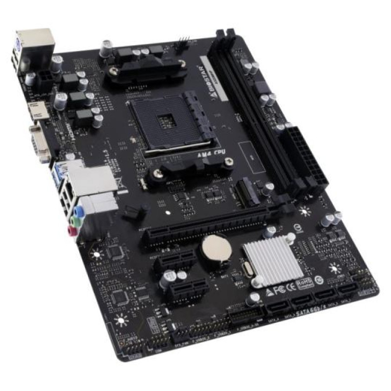 Biostar Mainboard|BIOSTAR|AMD A520|SAM4|Micro-ATX|Memory DDR4|Memory slots 2|2xPCI-Express 3.0 1x|1xPCI-Express 3.0 16x|1xM.2|1x15pin D-sub|1xHDMI|4xUSB 2.0|2xUSB 3.2|1xPS/2|1xRJ45|3xAudio port|A520MHP