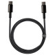 Baseus CATWJ-01 USB-C - USB-C PD QC cable 100W 5A 1m - black