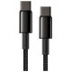 Baseus CATWJ-01 USB-C - USB-C PD QC cable 100W 5A 1m - black