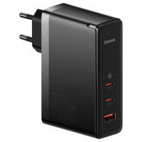 Baseus GaN5 Pro fast charger 2xUSB-C + USB 140W EU black (CCGP100201)