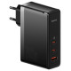Baseus GaN5 Pro fast charger 2xUSB-C + USB 140W EU black (CCGP100201)