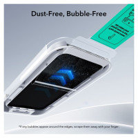 ESR UltraFit Tempered Glass 2-pack for iPhone 16 Pro / 17 - transparent