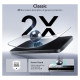 ESR UltraFit Tempered Glass 2-pack for iPhone 16 Pro / 17 - transparent