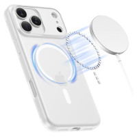 Tech-Protect MagSlim MagSafe Case for iPhone 17 Pro Max - Matte White