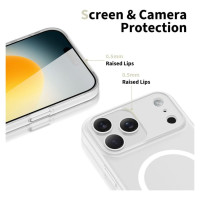 Tech-Protect MagSlim MagSafe Case for iPhone 17 Pro Max - Matte White