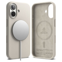 Ringke Silicone Magnetic MagSafe Case for iPhone 17 - Beige