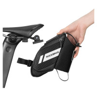 Rockbros C32BK saddle bag 1.5 l with water bottle pocket - black