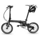 Rockbros C32BK saddle bag 1.5 l with water bottle pocket - black