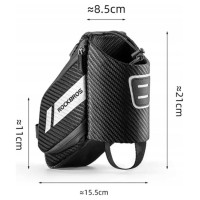 Rockbros C32BK saddle bag 1.5 l with water bottle pocket - black