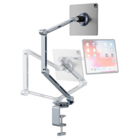Wozinsky WTY0YS1 magnetic holder, 360° rotating, solid, for phone and tablet - gray