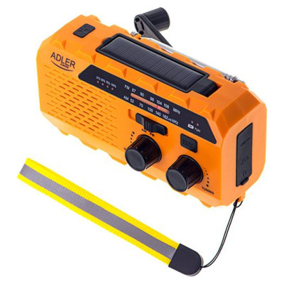 Adler AD 1197 Pārnēsājams radio-lukturis ar dinamo funkciju