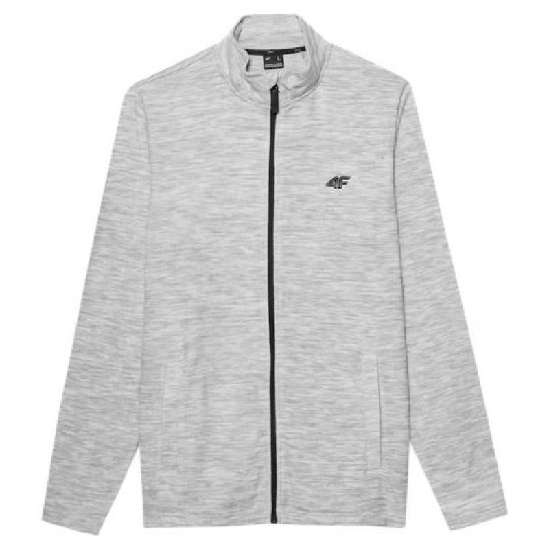 4F Sweatshirt 4F M 4FSS23TFLEM052 cool light gray melange (XXL)