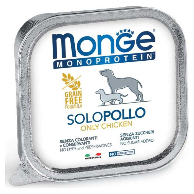 Monge Dog Monoprotein Pate Only Chicken 150 g