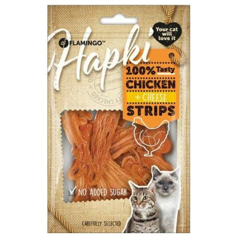 Flamingo gardums kaķiem CHICK'N Chicken & Cheese 85 g
