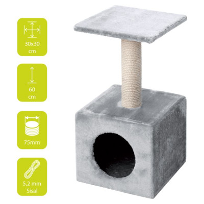 Europet Bernina Nagu asināmais ABEY 30x30x60cm pelēks