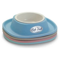 Georplast Plastmasas bļoda ar gumijas paliktni SOFT TOUCH 20x3,5cm, daž.krāsas