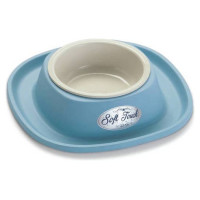 Georplast Plastmasas bļoda ar gumijas paliktni SOFT TOUCH 20x3,5cm, daž.krāsas