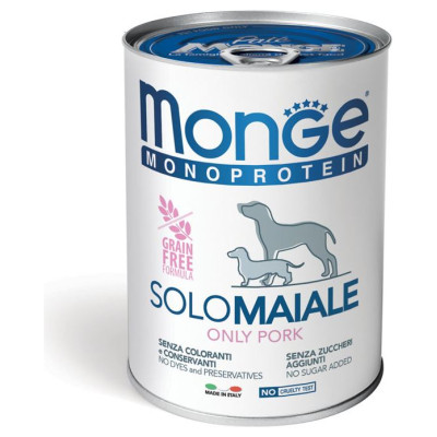 Monge Dog Monoprotein Pate Only Pork 400 g