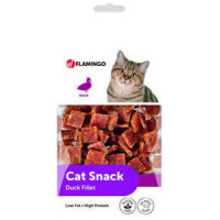 Flamingo gardumi kaķiem DUCK FILLET BITES 50g.
