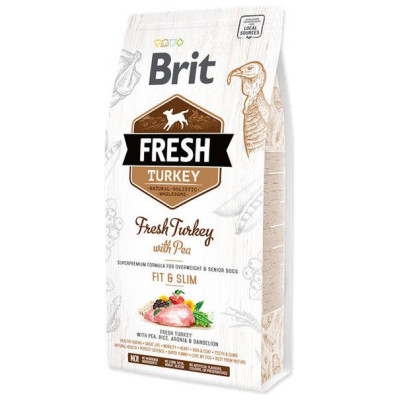 Brit Fresh Turkey with Pea Light Fit & Slim 2,5 kg barība suņiem