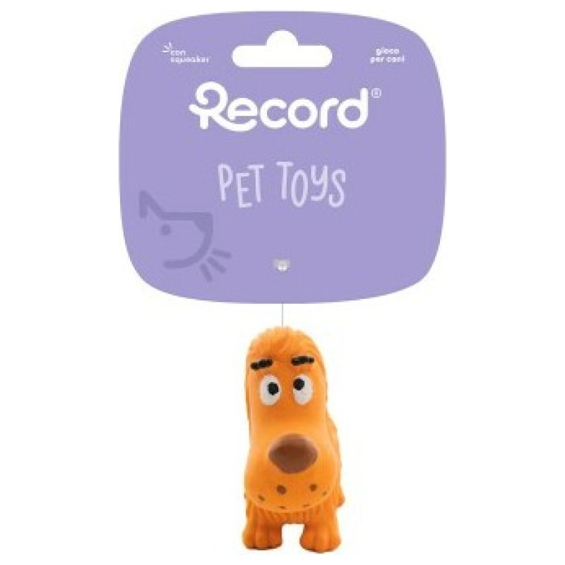 Record Rotaļlieta suņiem ar pīkstuli Tiny Toy 6-9cm