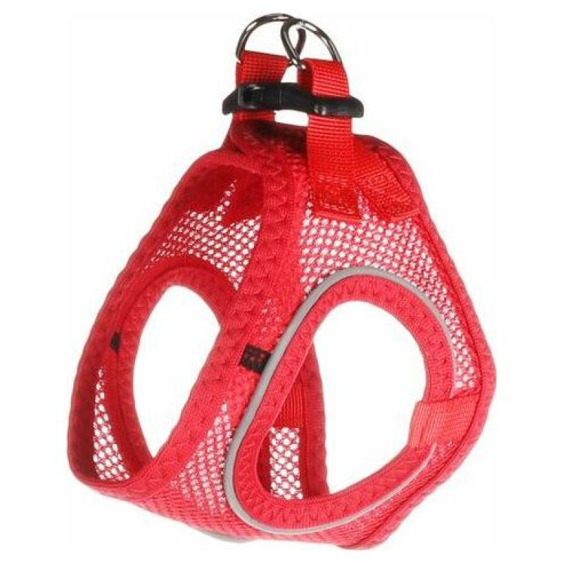 Flamingo kru&scaron;u siksna suņiem BENTO RED XS 30-32CM