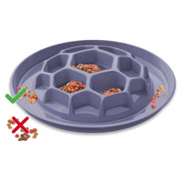 Georplast Plastmasas bļoda Slow Food Honey, cm.32x32x6h, neslīdoša