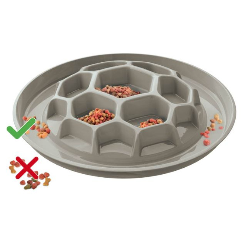 Georplast Plastmasas bļoda Slow Food Honey, cm.32x32x6h, neslīdo&scaron;a