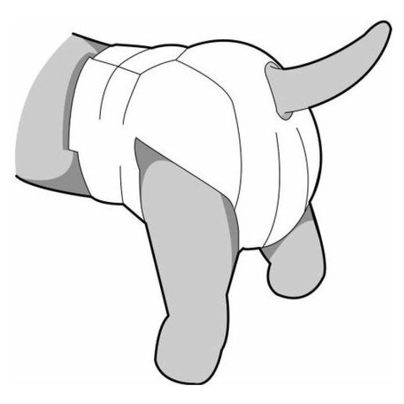 Flamingo autiņi suņiem XXS 20-28cm 12gab.