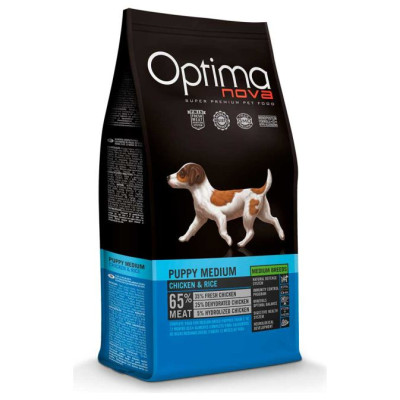 Optimanova Puppy Medium Chicken & Rice 2 kg