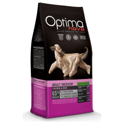 Optimanova Adult Medium Chicken & Rice 12 kg