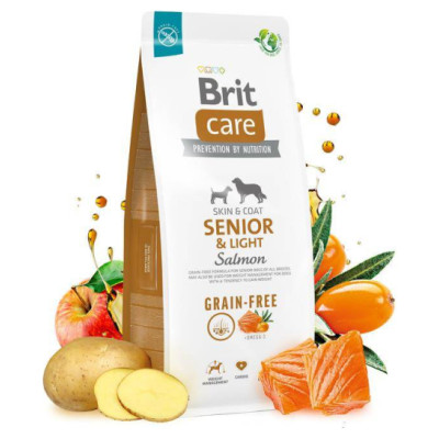 Brit Care GF Senior&Light Salmon 3 kg