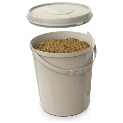 Georplast Tvertne dzīvnieku barībai ar vāku Crocky 5.5l 19.5xh23cm