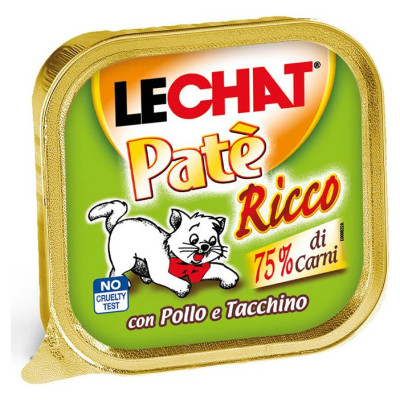 Monge LeChat pat&egrave; chicken and turkey 100 g - konservi kaķiem