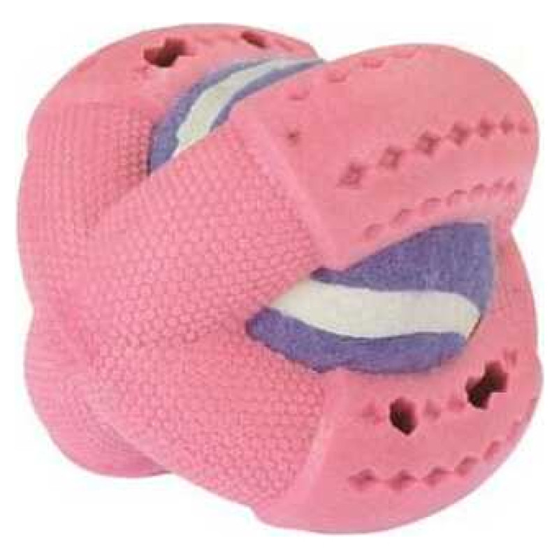 Record Rotaļlieta suņiem Saturn Ball Pink 9 cm