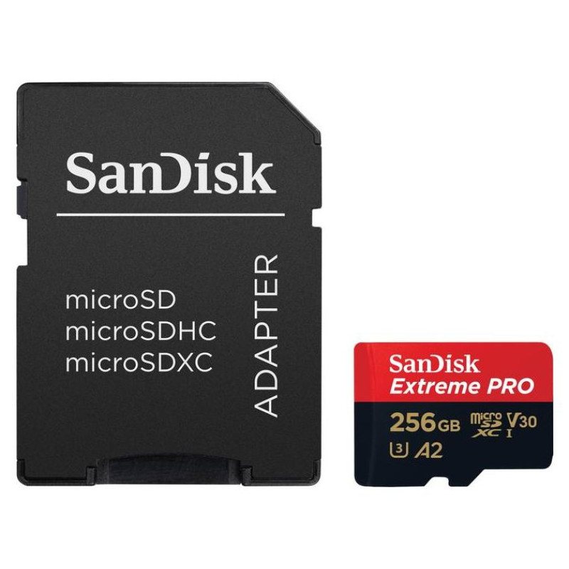Sandisk MEMORY MICRO SDXC 256GB UHS-I/W/A SDSQXCD-256G-GN6MA SANDISK
