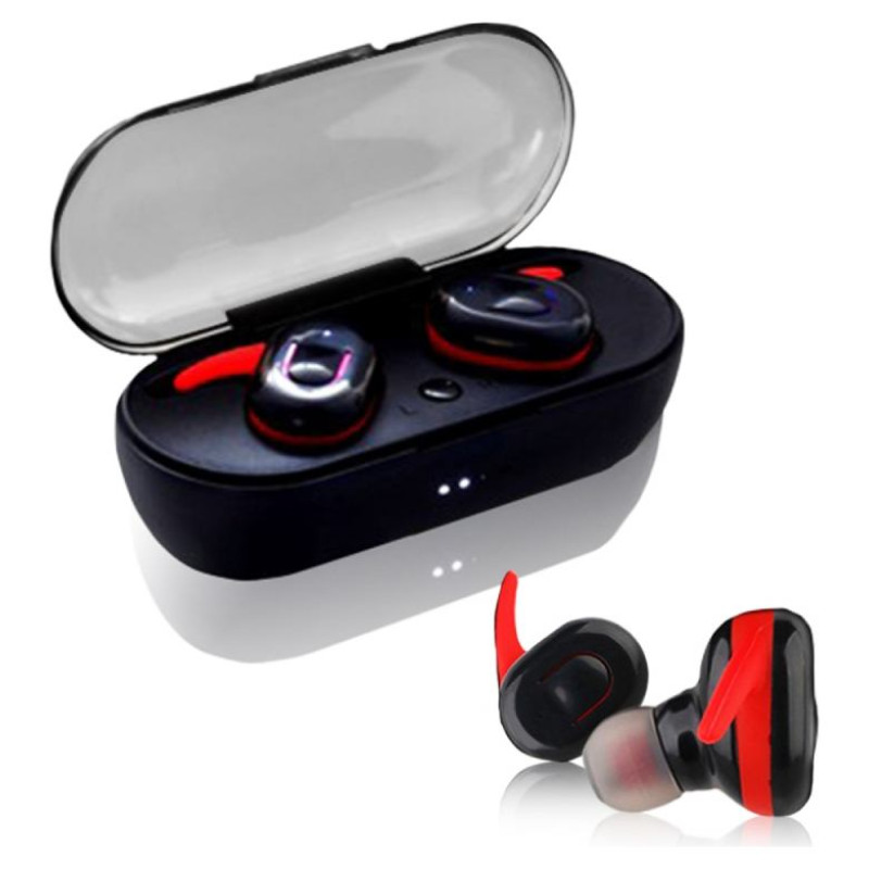 V.silencer Ture Wireless Earbuds Black/Red