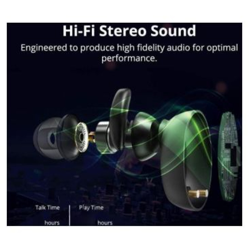 V.silencer Ture Wireless Earbuds Black/Red