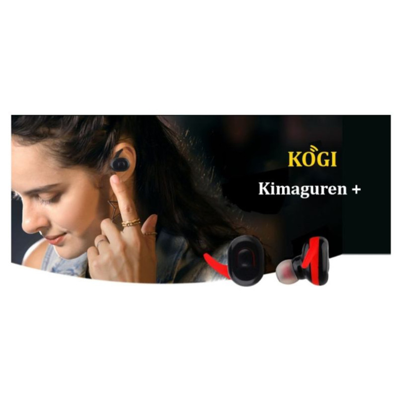 V.silencer Ture Wireless Earbuds Black/Red