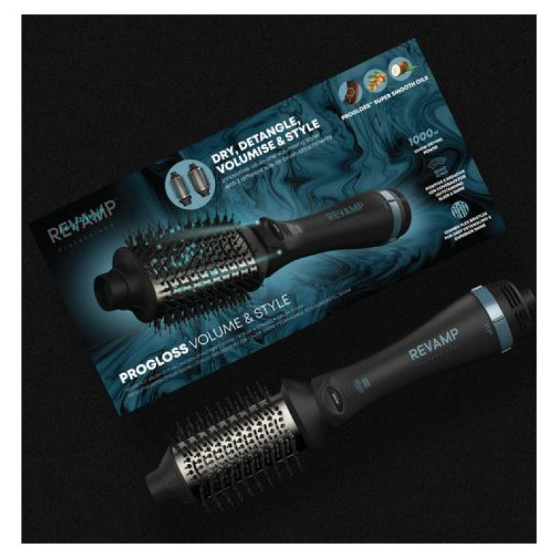 Revamp DR-2500-EU Progloss Volume & Style 1000W Hot Brush Styler