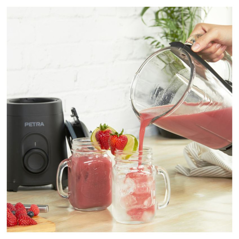 Petra PT5531MBLKVDE Glass Jug blender black